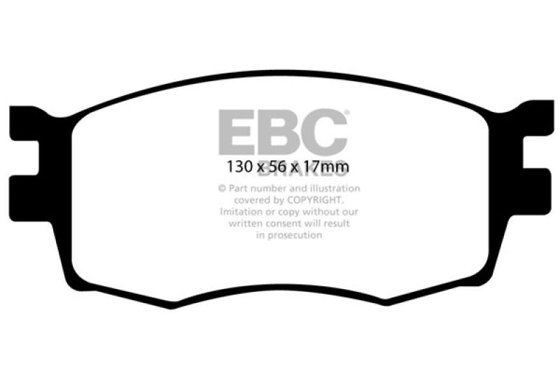EBC 06-11 Hyundai Accent 1.6 Greenstuff Front Brake Pads