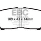 EBC 05-09 Buick Allure (Canada) 3.6 Greenstuff Rear Brake Pads