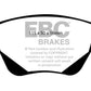 EBC 01-04 Jaguar X-Type 2.5 Greenstuff Rear Brake Pads