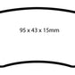 EBC 08-09 Saturn Astra 1.8 Greenstuff Rear Brake Pads