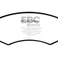 EBC 92-95 Hyundai Elantra 1.6 Greenstuff Front Brake Pads