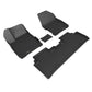 3D MAXpider 2022 Kia EV6 Kagu 1st & 2nd Row Floormat - Black