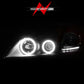 ANZO 2005-2010 Pontiac G6 Projector Headlights w/ Halo Black (CCFL)