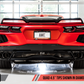 AWE Tuning 2020 Chevrolet Corvette (C8) Track Edition Exhaust - Quad Diamond Black Tips