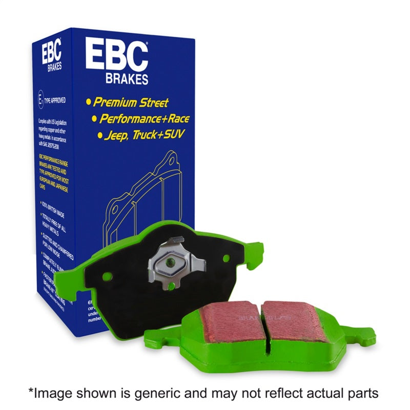 EBC 11+ Nissan Leaf Electric Greenstuff Front Brake Pads