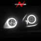 ANZO 1998-2005 Lexus Gs300 Projector Headlights w/ Halo Black