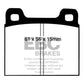 EBC 77-84 Alfa Romeo Alfasud 1.2 Greenstuff Front Brake Pads
