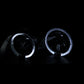 ANZO 2002-2003 Nissan Maxima Crystal Headlights w/ Halo Black