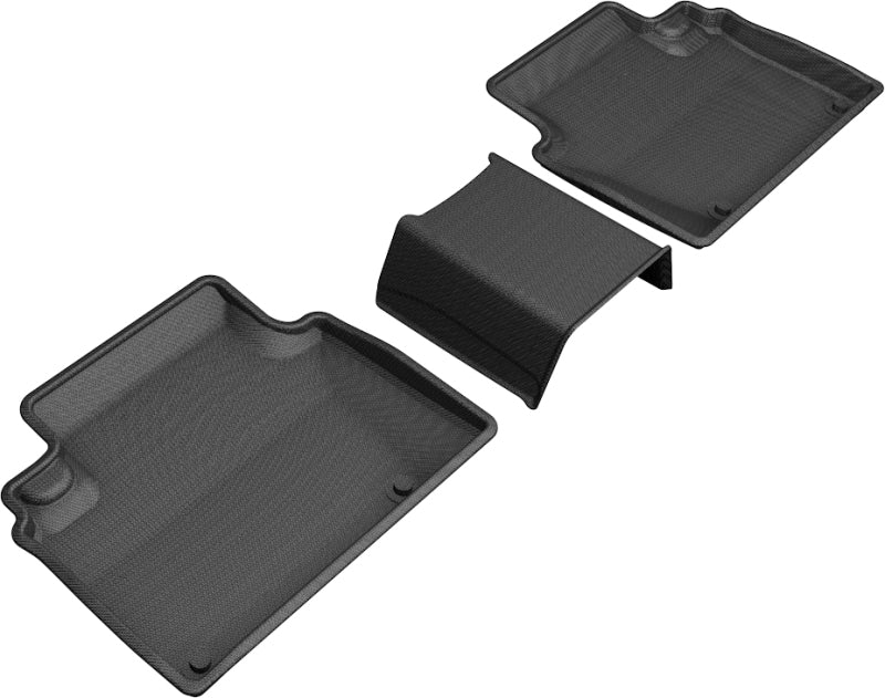 3D MAXpider 2018-2019 Honda Clarity Plug-in Hybrid Kagu 2nd Row Floormats - Black