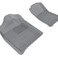 3D MAXpider 2007-2013 Chevrolet/GMC Silverado/Sierra Regular Cab Kagu 1st Row Floormat - Gray